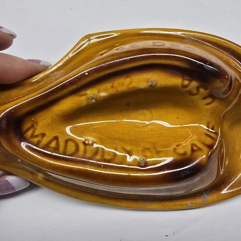 Vintage Maddux California FOO DOO Fish CeramicAshtray MCM 7132 USA 70s 80s